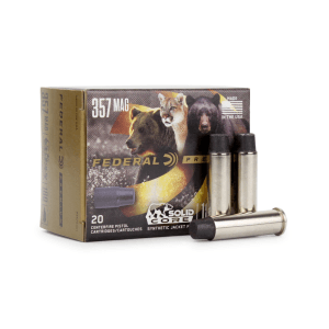 Federal Premium 357 Magnum 180 Gr Solid Core Synthetic Flat Nose (Box)