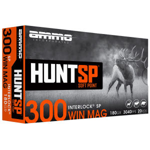Ammo  Incorporated Hunt 300 Win Mag 180 Gr Soft Point (Box)