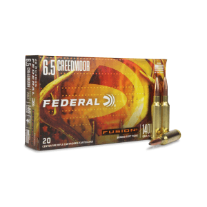 Federal 6.5 Creedmoor 140 Gr Fusion (Box)
