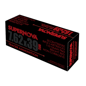 Piney Mountain Red Tracer 7.62x39mm 110 Gr FMJ 20 Rounds (Box)