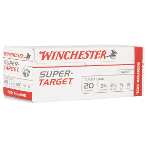 Winchester Super-Target 20 Gauge 2.75 7/8 oz 8 Shot (Box)