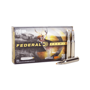 Federal Premium 270 Winchester 130 Grain Trophy Bonded (Box)