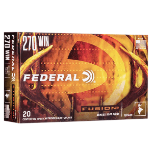 Federal 270 Win 150 Gr Fusion Tipped (Box)