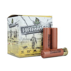 HEVI-Shot HEVI-Hammer Waterfowl 12 Gauge 3.5 BB Shot 1.5 oz Steel/Bismuth (Box)