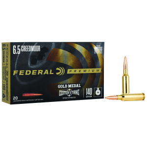 Federal Gold Medal 6.5 Creedmoor 140 Grain Open Tip Match (Box)