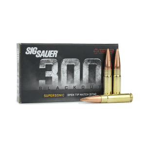 Sig Sauer Match 300 Blackout 125 Gr Supersonic OTM (Box)