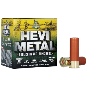 Hevi-metal Hevi-metal 12 Gauge 3 1 1/4 oz BB Shot HS38088 (Box)