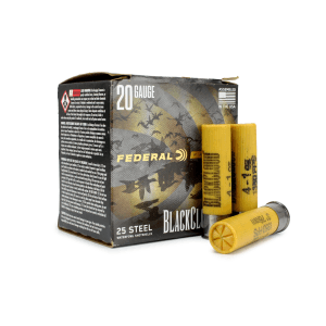 Federal Black Cloud FS Steel 20 Gauge 3 1 oz 4 Shot Steel (Box)