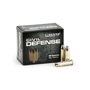 Liberty Civil Defense .38 Special 50 Grain HP (Box)