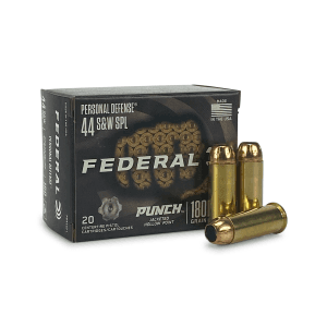 Federal Punch Personal Defense 44 Special 180 Grain JHP (Box)