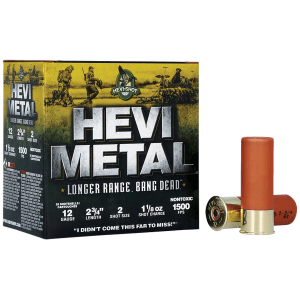Hevi-metal Hevi-metal 12 Gauge 2.75 1 1/8 oz 2 Shot HS38702 (Box)