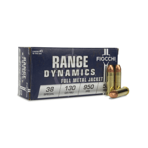 Fiocchi Range Dynamics .38 Special 130 Gr FMJ (Box)