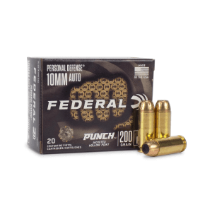 Federal Personal Defense 10mm 200 Grain Punch JHP (Box)