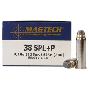 Magtech Range/training 38 Special 125 Grain Semi-Jacketed Soft Point Flat 38D (Box)