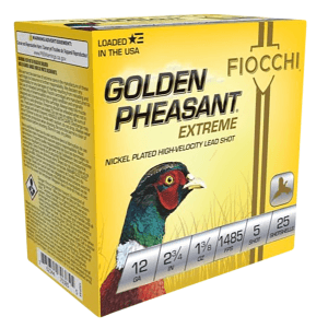 Fiocchi Golden Pheasant 12 Gauge 2.75 1-3/8 oz 5 Shot (Box)