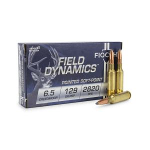 Fiocchi Field Dynamics 6.5 Creedmoor 129 Grain Pointed SP (Box)
