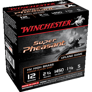 Winchester Super Pheasant 12 Gauge 2.75 1 3/8 oz 5 Shot X12PHV5 (Box)