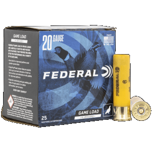 Federal Game-shok 20 Gauge 3 1 1/4 oz 6 Shot H2586 (Box)