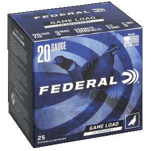Federal Game-shok 20 Gauge 3 1 1/4 oz 5 Shot H2585 (Box)