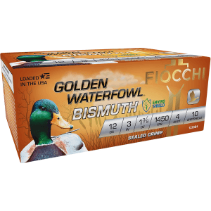 Fiocchi Golden Waterfowl 12 Gauge 3 1 3/8 oz 4 Shot 123GB4 (Box)