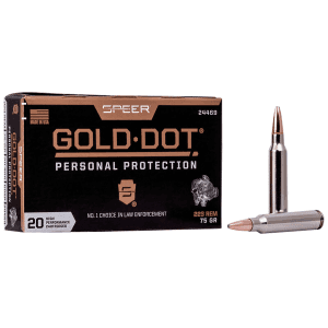 Speer Gold Dot 223 Remington 75 Grain Soft Point (Box)