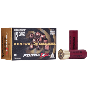Federal Premium Personal Defense Force X2 12 Gauge 2.75 9 Pellet 00 Buckshot (Box)