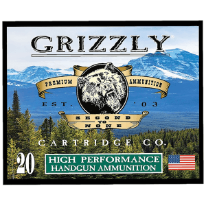 Grizzly .38 Special +P 148gr FMJ Flat Point Target Ammo  (Box)