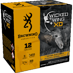Browning Wicked Wing XD 12 Gauge 3 1-1/4 oz BB Shot (Box)