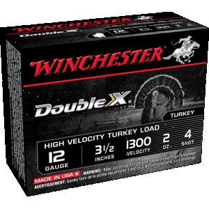 Winchester Double-X 12 Gauge 3.5 2oz Turkey Load 4 Shot (Box) / Rebate Eligible