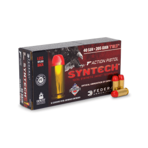 Federal Syntech Action Pistol 40 S&W 205 Gr TSJ (Box)