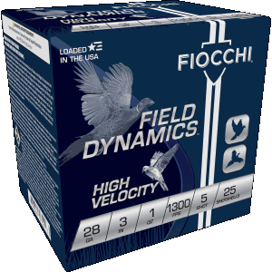 Fiocchi Field Dynamics 28 Gauge 3 1 oz 5 Shot (Box)