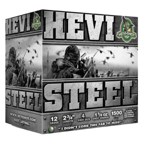 Hevi-Shot Hevi-Steel 12 Ga 2-3/4In 1-1/8 Oz #4 (Box)