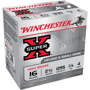 Winchester Super X 16 Gauge 2.75 1 1/8 oz 4 Shot X16H4 (Box)