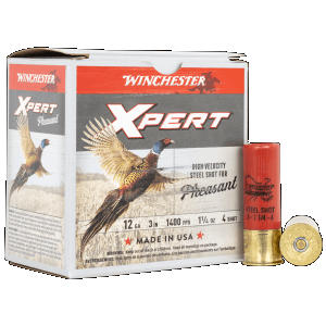 Winchester 12 Gauge 3 1-1/4 oz 4 Shot Lead Free High Velocity 1400 fps (Box)