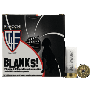 Fiocchi 12 Gauge 2.75 Shotgun Blank 25 Rounds (Box)