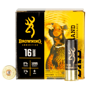 Browning Ammo Bxd 16 Gauge 2.75 1 1/8 oz 6 Shot B193511626 (Box)