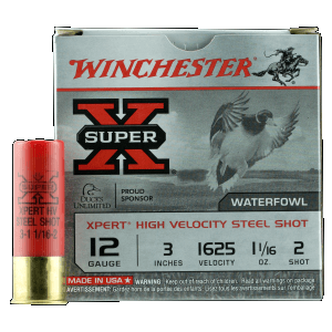 Winchester Super X 12 Gauge 3 1 1/16 oz 2 Shot WEX123M2 (Box)
