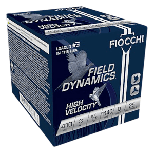 Fiocchi Field Dynamics 410 Gauge 3 11/16 oz 9 Shot 410HV9 (Box)