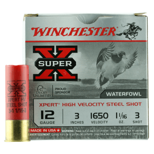 Winchester Super X 12 Gauge 3 1 1/16 oz 3 Shot WEX123M3 (Box)