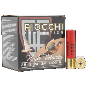 Fiocchi Field Dynamics 28 Gauge 2.75 3/4 oz 9 Shot 28HV9 (Box)