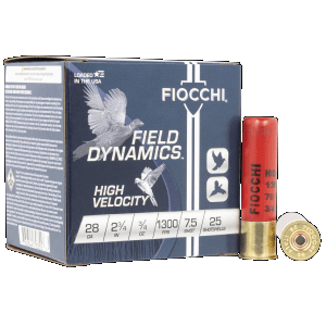Fiocchi Field Dynamics 28 Gauge 2.75 3/4 oz 7.5 Shot (Box)