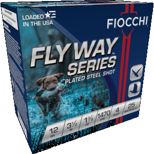 Fiocchi Flyway 12 Gauge 3 1 1/8 oz 4 Shot 123ST4 (Box)
