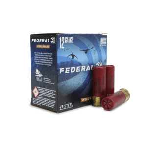 Federal Speed-Shok 12 Gauge 2.75 1-1/8 oz 2 Shot Steel (Box)