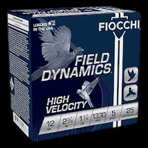Fiocchi 12 Gauge 2.75 1-1/4 oz 5 Shot 1330 fps (Box)