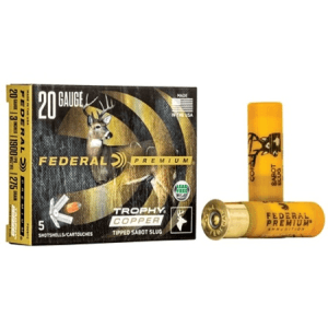 Federal 20 Ga 3 275 Gr Freight Train Copper Sabot Slug (Box)