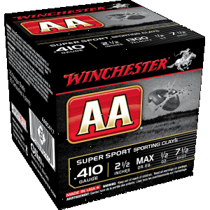 Winchester Aa 410 Gauge 2.50 1/2 oz 7.5 Shot AASC417 (Box)