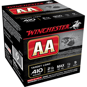 Winchester Aa 410 Gauge 2.50 1/2 oz 9 Shot AA419 (Box)