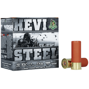 Hevishot Hevi-steel 12 Gauge 2.75 1 1/8 oz 1 Shot HS61221 (Box)
