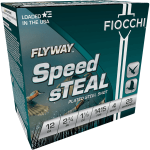 Fiocchi Flyway 12 Gauge 2.75 1 1/8 oz 4 Shot 12FST4 (Box)