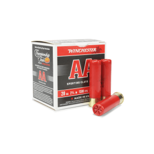Winchester AA Sporting Clay 28 Gauge 2.75 3/4 oz 8 Shot (Box)
